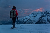 Spettacolare tramonto ai Piani dell'Avaro il 19 marzo 2011 - FOTOGALLERY